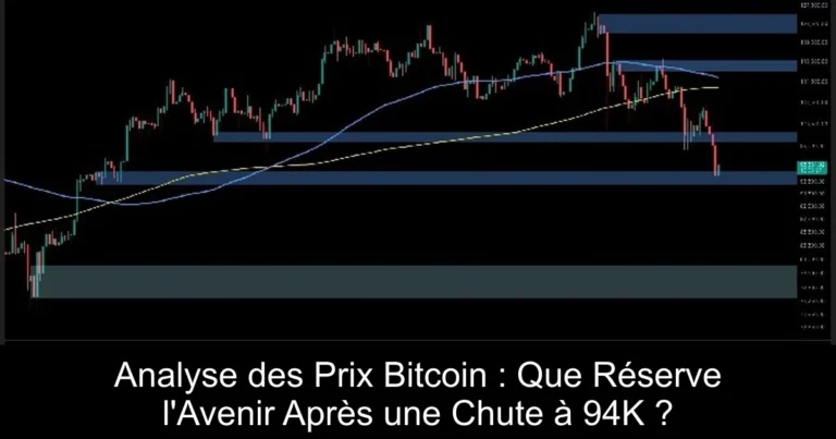 Analyse des Prix Bitcoin : Que Réserve l'Avenir Après une Chute à 94K ?