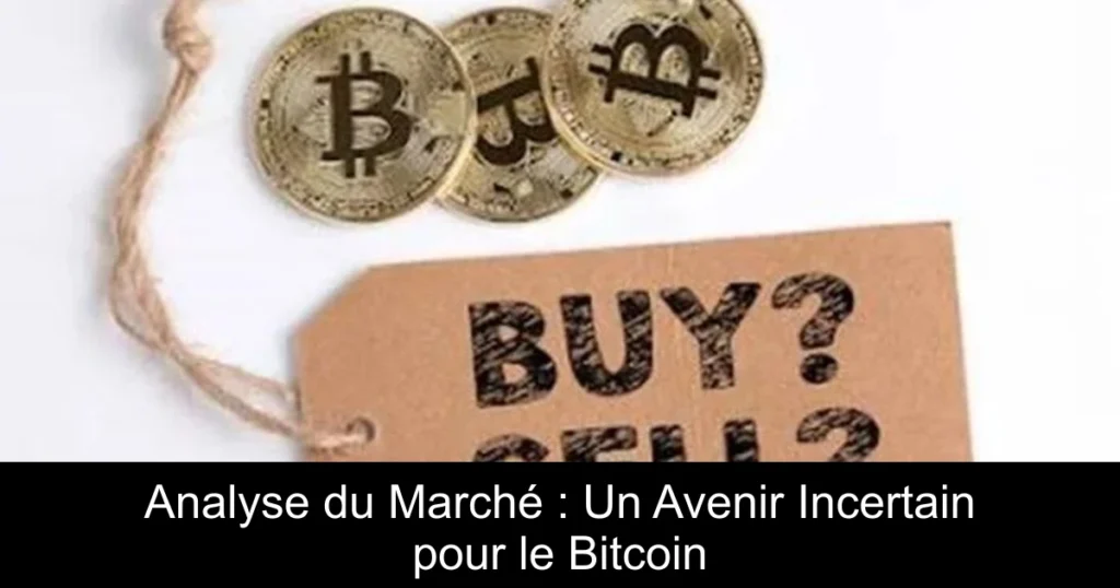 Analyse du Marché : Un Avenir Incertain pour le Bitcoin