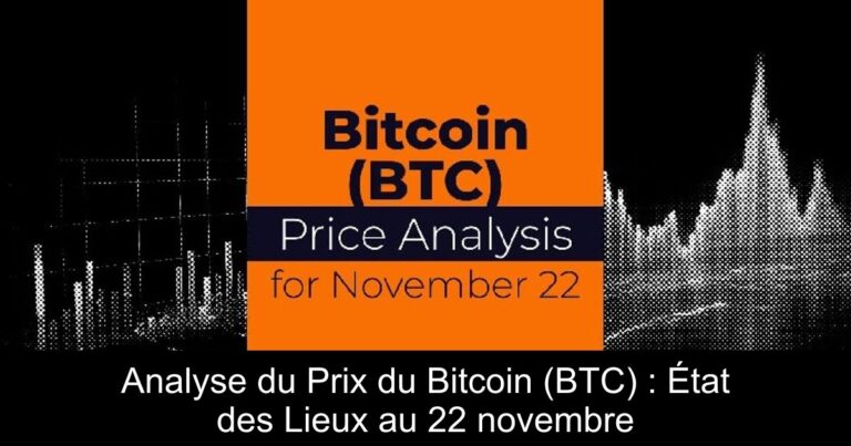 Analyse du Prix du Bitcoin (BTC) : État des Lieux au 22 novembre