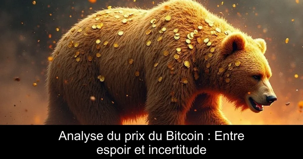 Analyse du prix du Bitcoin : Entre espoir et incertitude