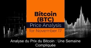 Analyse du Prix du Bitcoin : Une Semaine Compliquée