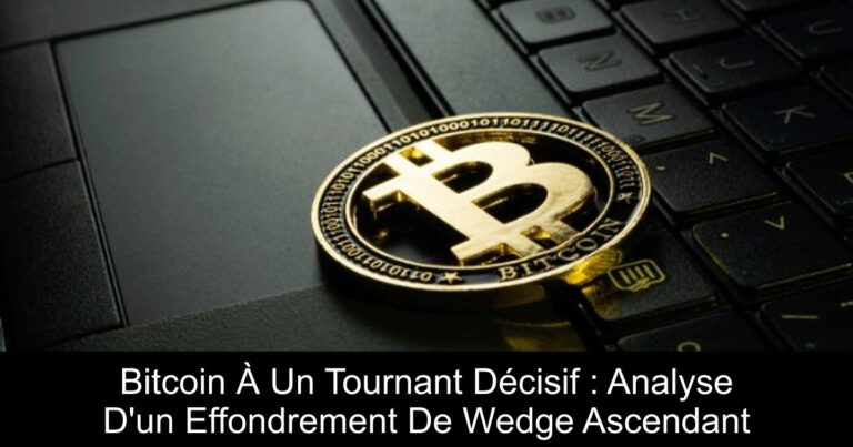 Bitcoin À Un Tournant Décisif : Analyse D'un Effondrement De Wedge Ascendant