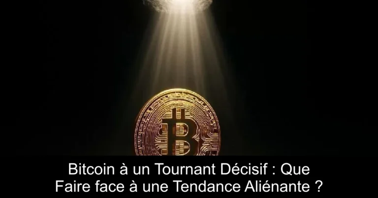 Bitcoin à un Tournant Décisif : Que Faire face à une Tendance Aliénante ?
