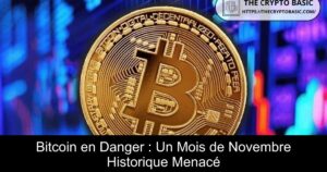 Bitcoin en Danger : Un Mois de Novembre Historique Menacé