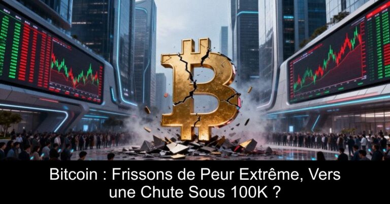 Bitcoin : Frissons de Peur Extrême, Vers une Chute Sous 100K ?