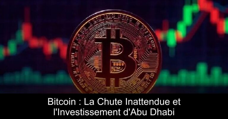 Bitcoin : La Chute Inattendue et l'Investissement d'Abu Dhabi