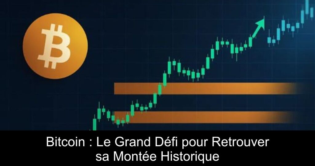 Bitcoin : Le Grand Défi pour Retrouver sa Montée Historique