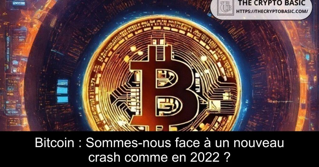 Bitcoin : Sommes-nous face à un nouveau crash comme en 2022 ?