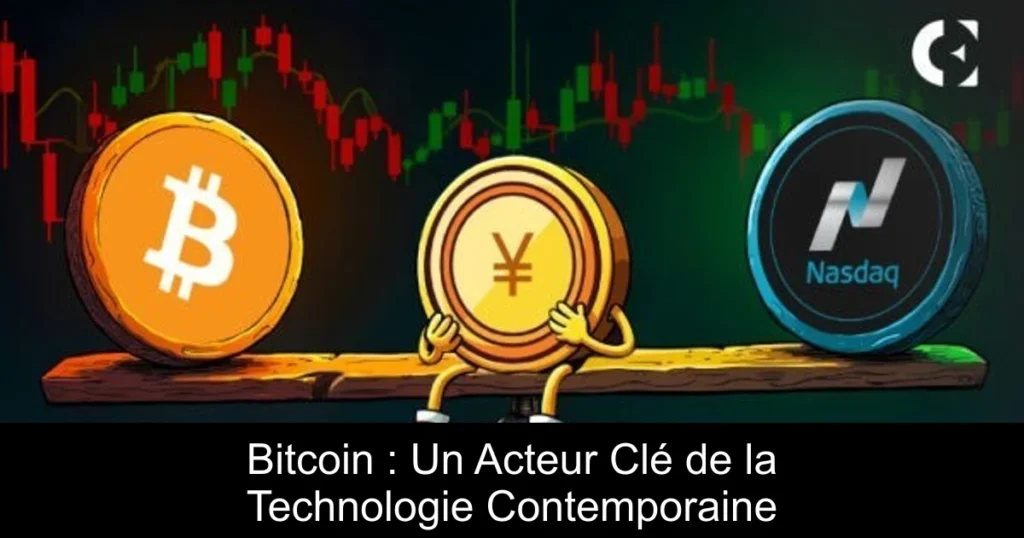 Bitcoin : Un Acteur Clé de la Technologie Contemporaine