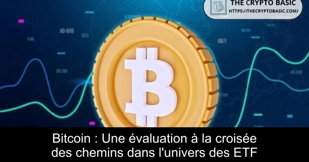 Bitcoin : Une évaluation à la croisée des chemins dans l’univers des ETF