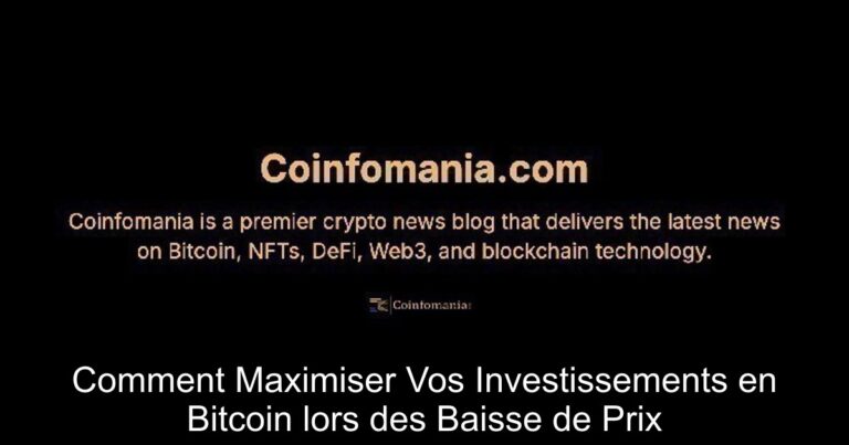 Comment Maximiser Vos Investissements en Bitcoin lors des Baisse de Prix