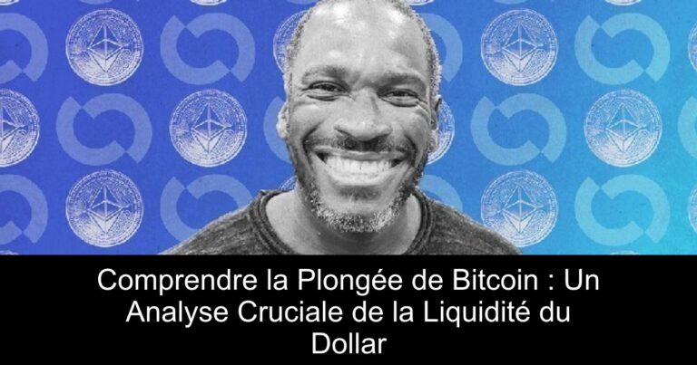 Comprendre la Plongée de Bitcoin : Un Analyse Cruciale de la Liquidité du Dollar