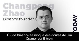 CZ de Binance se moque des doutes de Jim Cramer sur Bitcoin