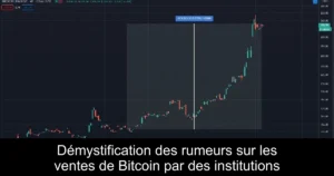 Démystification des rumeurs sur les ventes de Bitcoin par des institutions