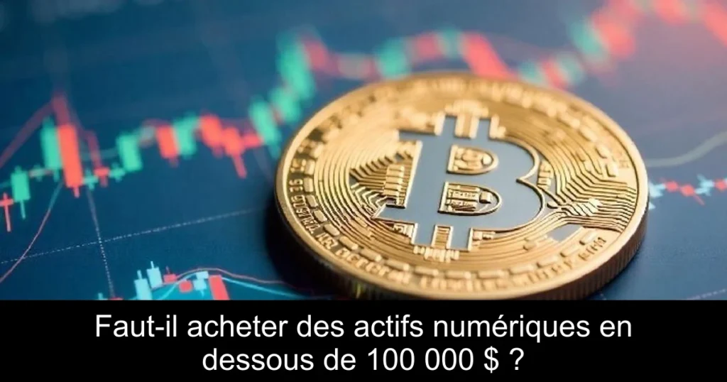 Faut-il acheter des actifs numériques en dessous de 100 000 $ ?
