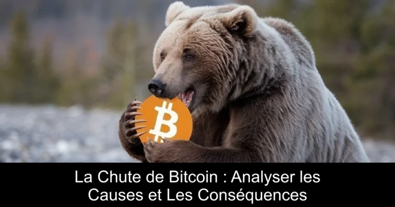 La Chute de Bitcoin : Analyser les Causes et Les Conséquences