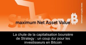 La chute de la capitalisation boursière de Strategy : un coup dur pour les investisseurs en Bitcoin