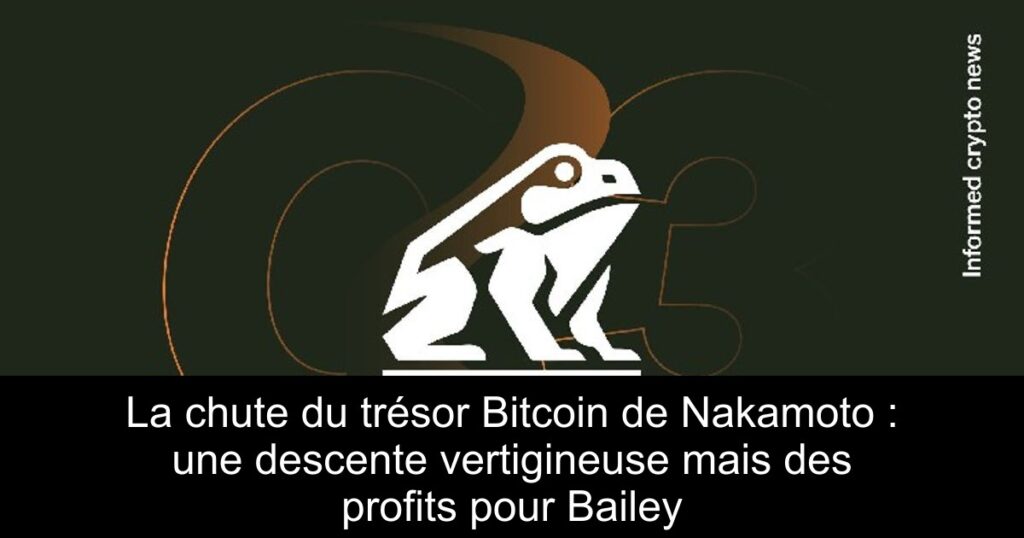 La chute du trésor Bitcoin de Nakamoto : une descente vertigineuse mais des profits pour Bailey