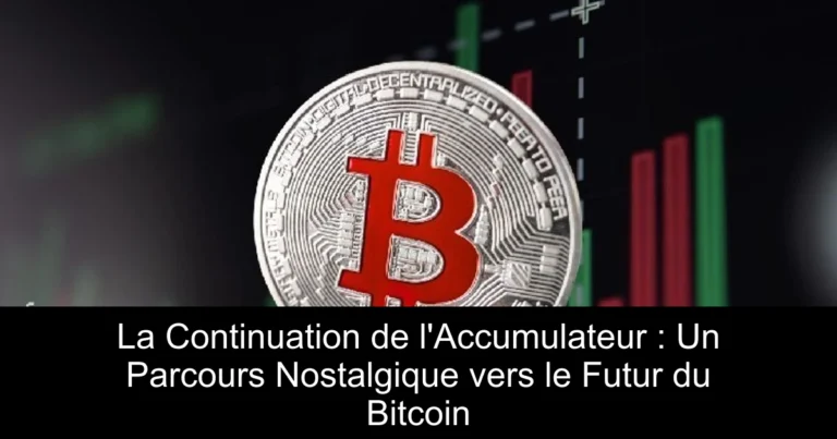 La Continuation de l'Accumulateur : Un Parcours Nostalgique vers le Futur du Bitcoin