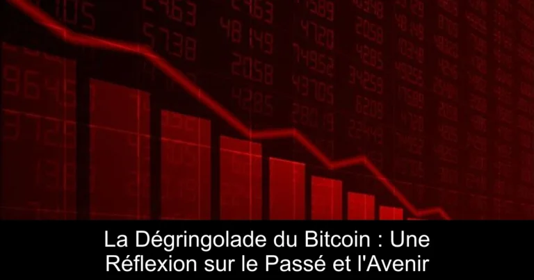 La Dégringolade du Bitcoin : Une Réflexion sur le Passé et l'Avenir