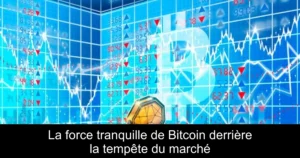 La force tranquille de Bitcoin derrière la tempête du marché