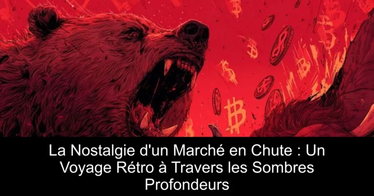 La Nostalgie d'un Marché en Chute : Un Voyage Rétro à Travers les Sombres Profondeurs