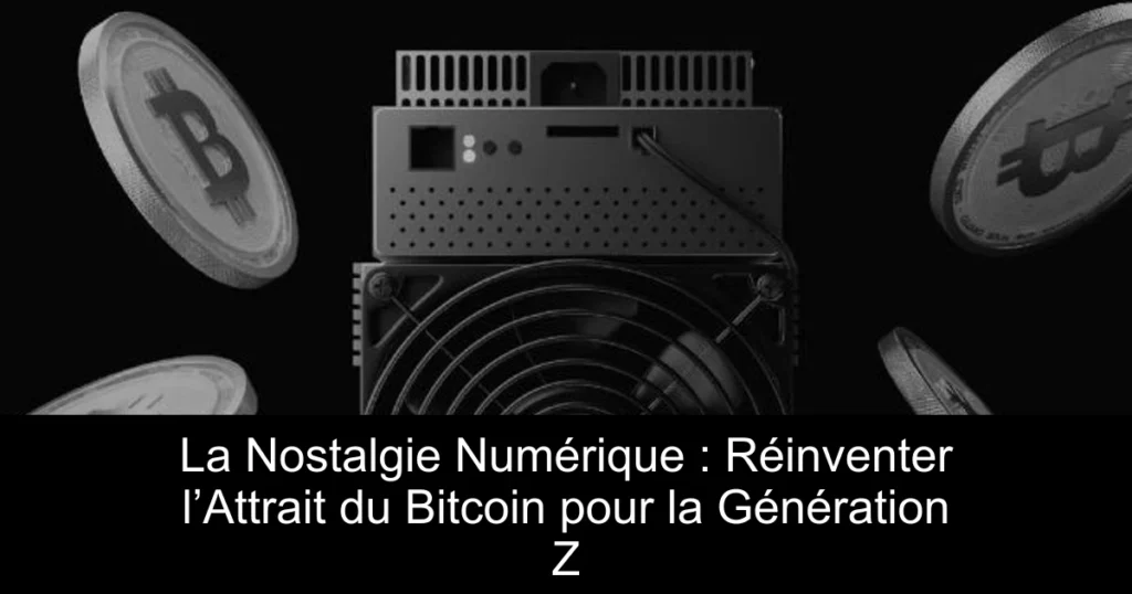 La Nostalgie Numérique : Réinventer l’Attrait du Bitcoin pour la Génération Z