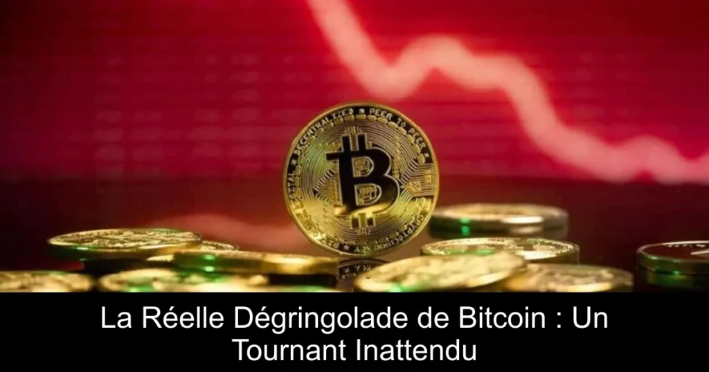 La Réelle Dégringolade de Bitcoin : Un Tournant Inattendu