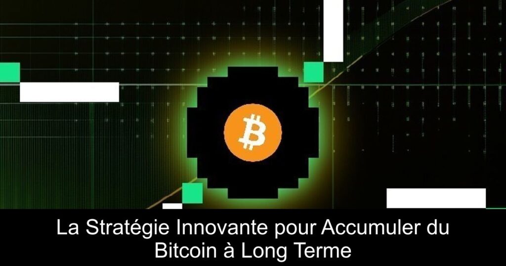 La Stratégie Innovante pour Accumuler du Bitcoin à Long Terme