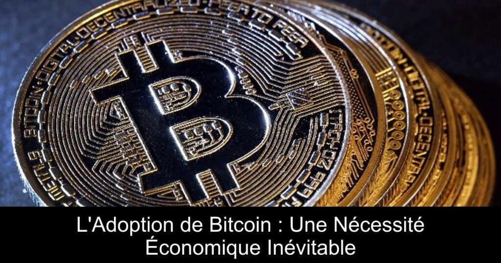 L’Adoption de Bitcoin : Une Nécessité Économique Inévitable