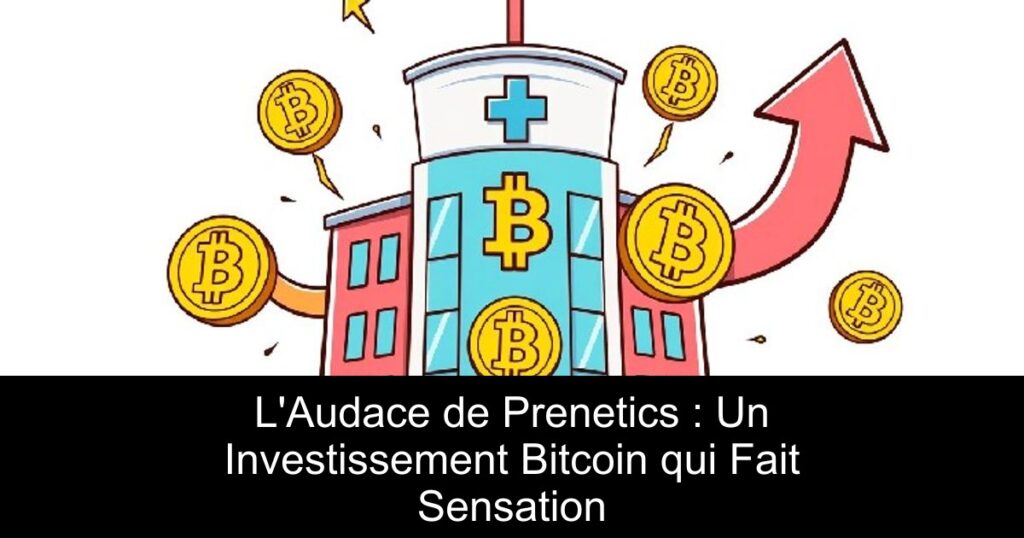 L’Audace de Prenetics : Un Investissement Bitcoin qui Fait Sensation