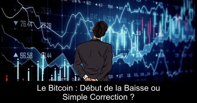Le Bitcoin : Début de la Baisse ou Simple Correction ?