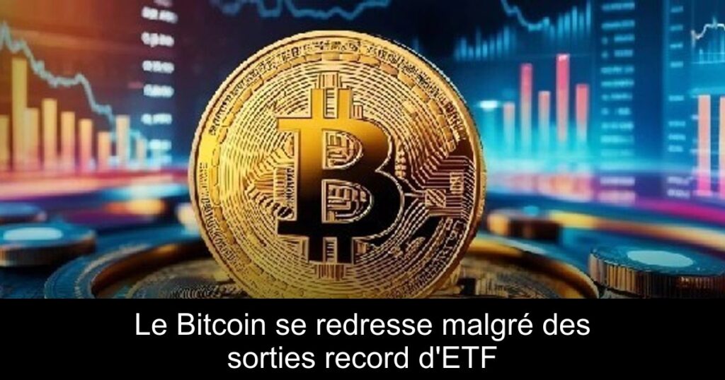 Le Bitcoin se redresse malgré des sorties record d’ETF