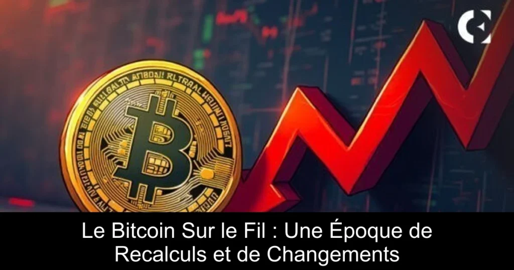 Le Bitcoin Sur le Fil : Une Époque de Recalculs et de Changements