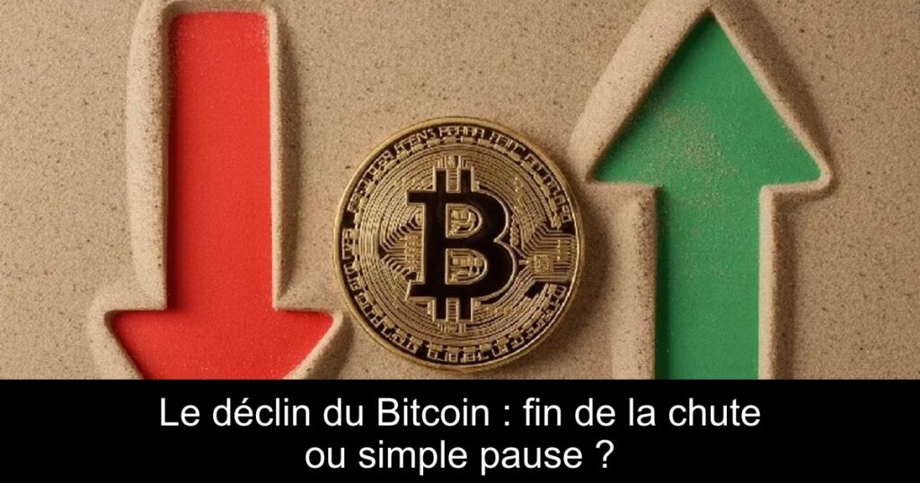 Le déclin du Bitcoin : fin de la chute ou simple pause ?