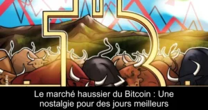 Le marché haussier du Bitcoin : Une nostalgie pour des jours meilleurs