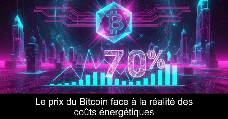 Le prix du Bitcoin face à la réalité des coûts énergétiques