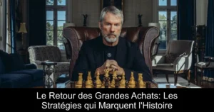 Le Retour des Grandes Achats: Les Stratégies qui Marquent l&rsquo;Histoire