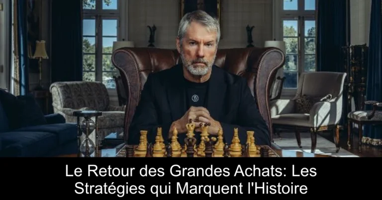 Le Retour des Grandes Achats: Les Stratégies qui Marquent l'Histoire