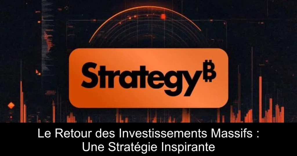 Le Retour des Investissements Massifs : Une Stratégie Inspirante