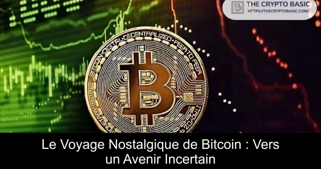 Le Voyage Nostalgique de Bitcoin : Vers un Avenir Incertain