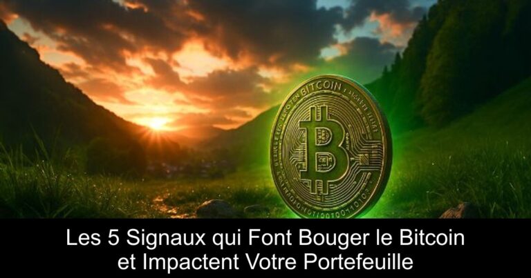 Les 5 Signaux qui Font Bouger le Bitcoin et Impactent Votre Portefeuille