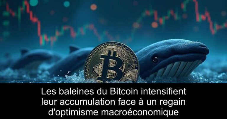 Les baleines du Bitcoin intensifient leur accumulation face à un regain d'optimisme macroéconomique