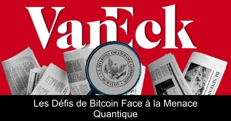 Les Défis de Bitcoin Face à la Menace Quantique