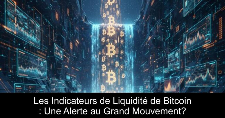 Les Indicateurs de Liquidité de Bitcoin : Une Alerte au Grand Mouvement?