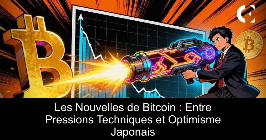 Les Nouvelles de Bitcoin : Entre Pressions Techniques et Optimisme Japonais
