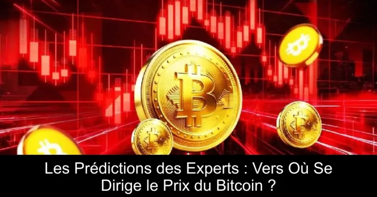 Les Prédictions des Experts : Vers Où Se Dirige le Prix du Bitcoin ?