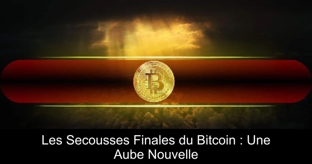 Les Secousses Finales du Bitcoin : Une Aube Nouvelle