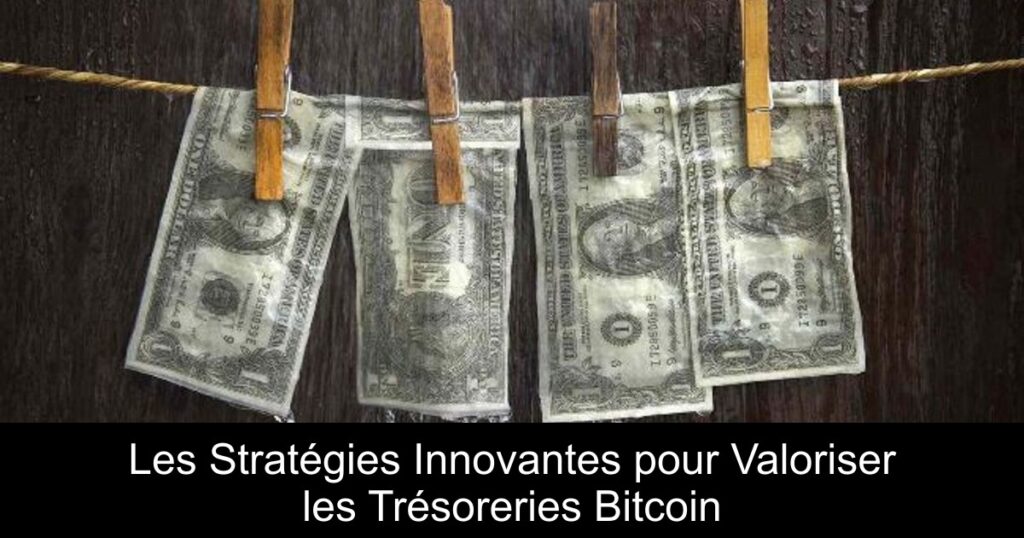 Les Stratégies Innovantes pour Valoriser les Trésoreries Bitcoin