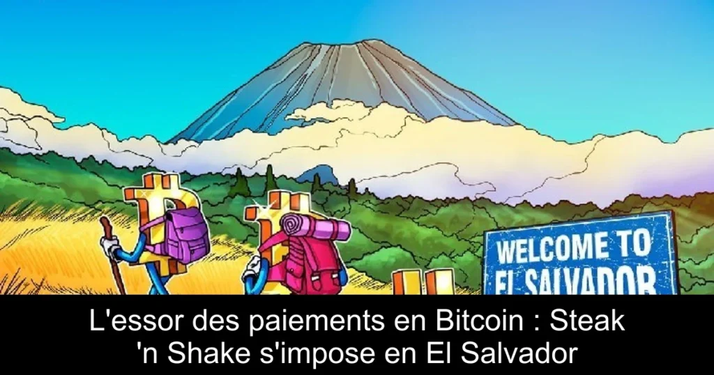 L’essor des paiements en Bitcoin : Steak ‘n Shake s’impose en El Salvador